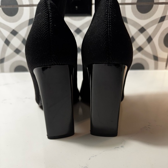ZARA Black Fabric Sock Boots – Never Worn – Size 40 - Picture 5 of 11
